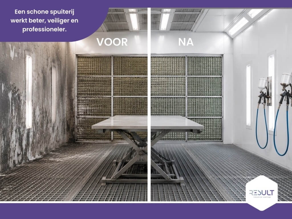 Een schone spuiterij is geen bijzaak het is de basis van een hoogwaardig resultaat