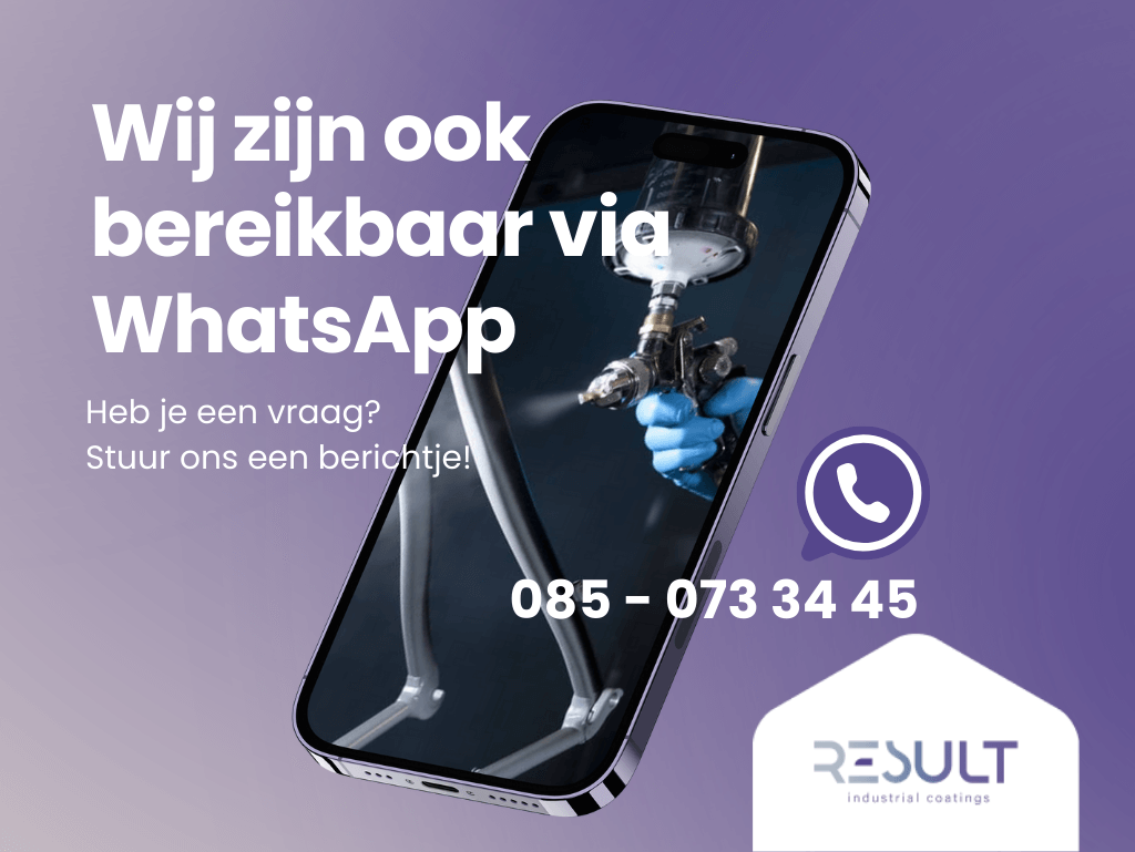 Wij zijn bereikbaar via WhatsApp